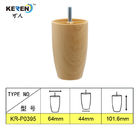 KR-P0395W installiert das natürliche justierbare Kabinett-Fuß-Plastikholz, das Oberflächeneinfaches schaut fournisseur