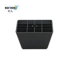 Plastikmöbel-Füße des schwarzen Quadrat-KR-P0169 für Kabinett-hohe Korrosionsbeständigkeit fournisseur